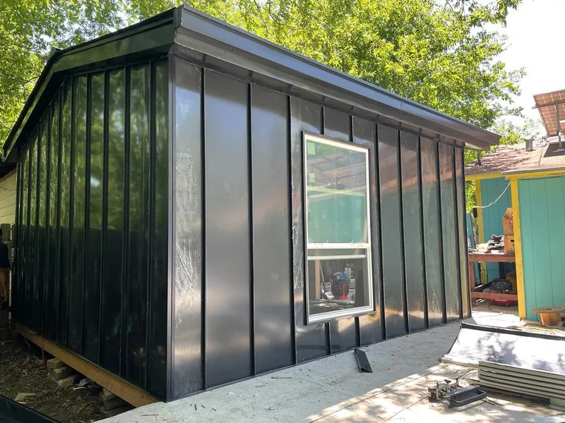 Black standing seam metal wall panels for Roof Inspection in Sunrise